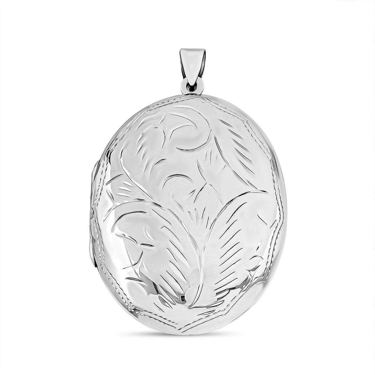 Sterling Silver Large Locket Pendant 13.40 Gms.