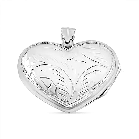 Treasure Of Siam - Sterling Silver Openable Heart Locket Pendant