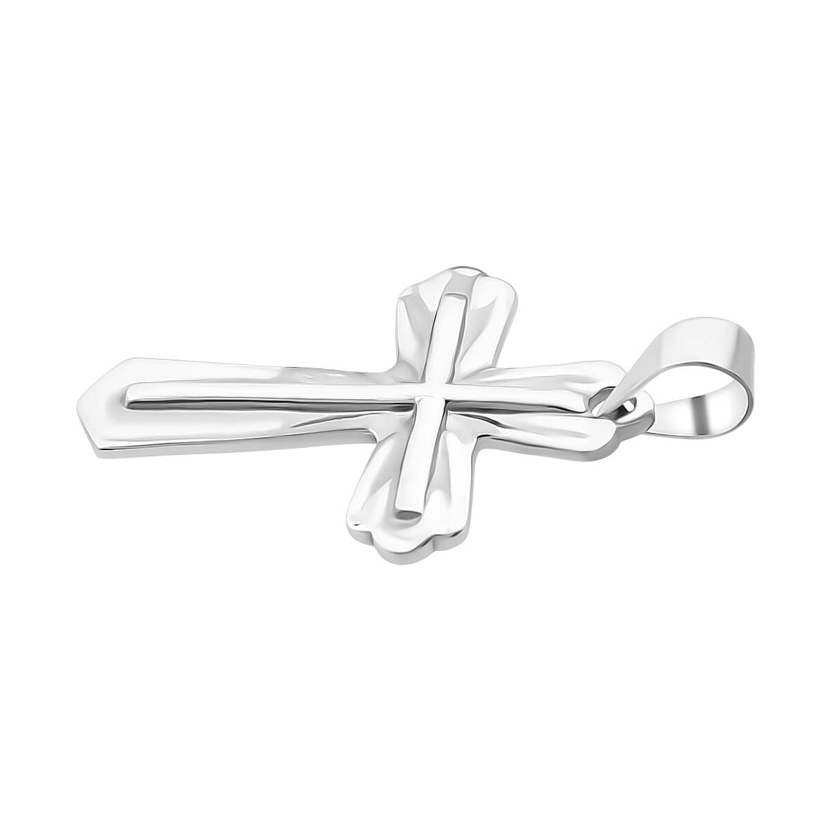 Sterling Silver Cross Pendant, Silver Wt. 4.18 Gms.