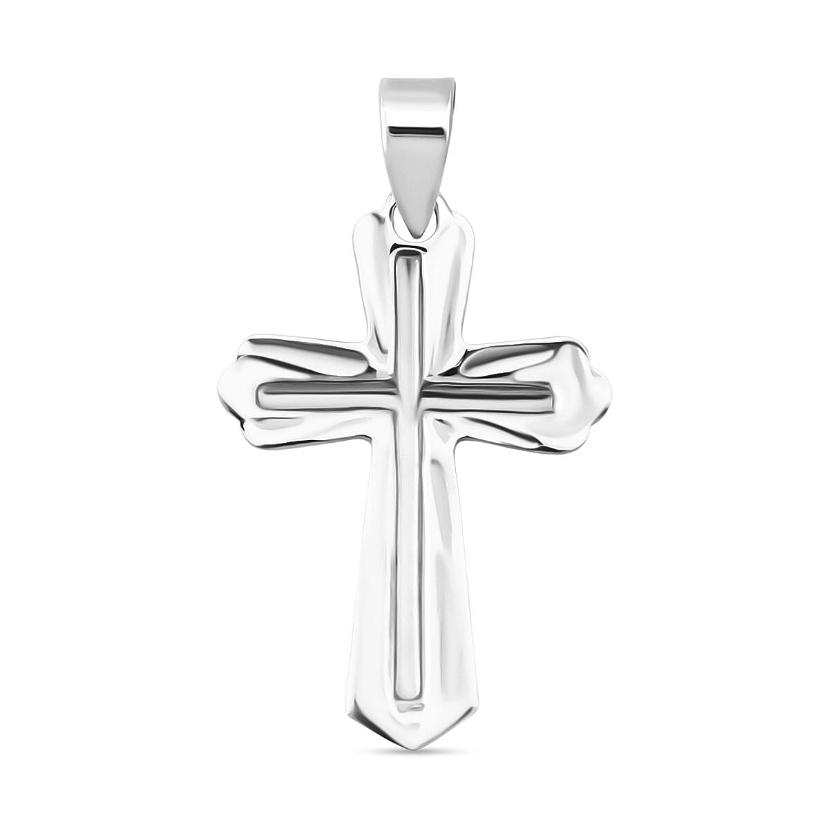 Sterling Silver Cross Pendant, Silver Wt. 4.18 Gms.