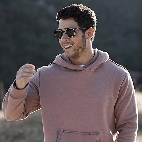 PRIVE REVAUX The Assassin - Polarized Retro Square Aviator Sunglasses - Black