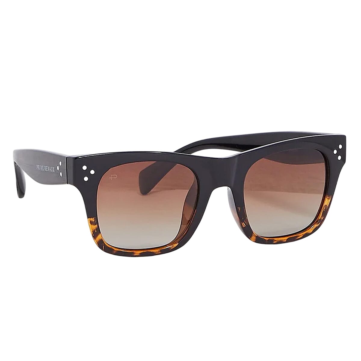 PRIVE-REVAUX-The-Classic-Polarized-Two-Tone-Square-Sunglasses-with-Bro