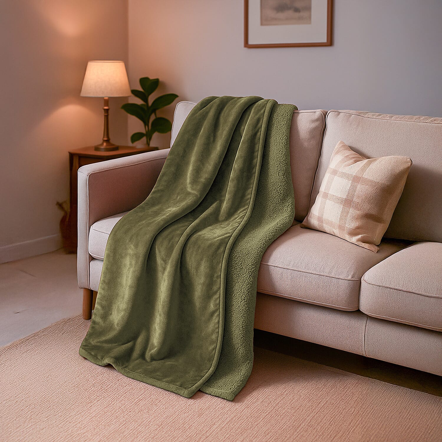 Hush-Haven-Patterned-Blanket-Size-200x1-cm-Sage-Green-Sage-Green