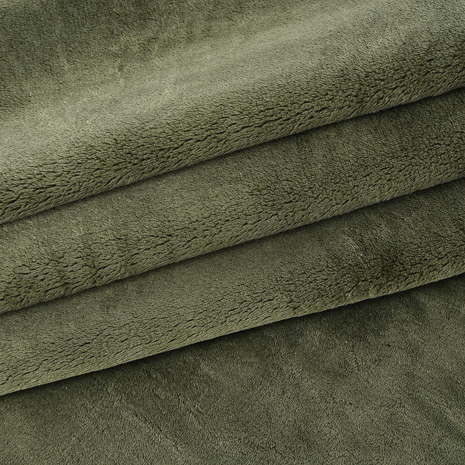 THE EPITOME OF LUXURY - Super Luxurious 550 GSM Fluffy and Cozy Large Blanket (200 x 150 cm) - Forest Green