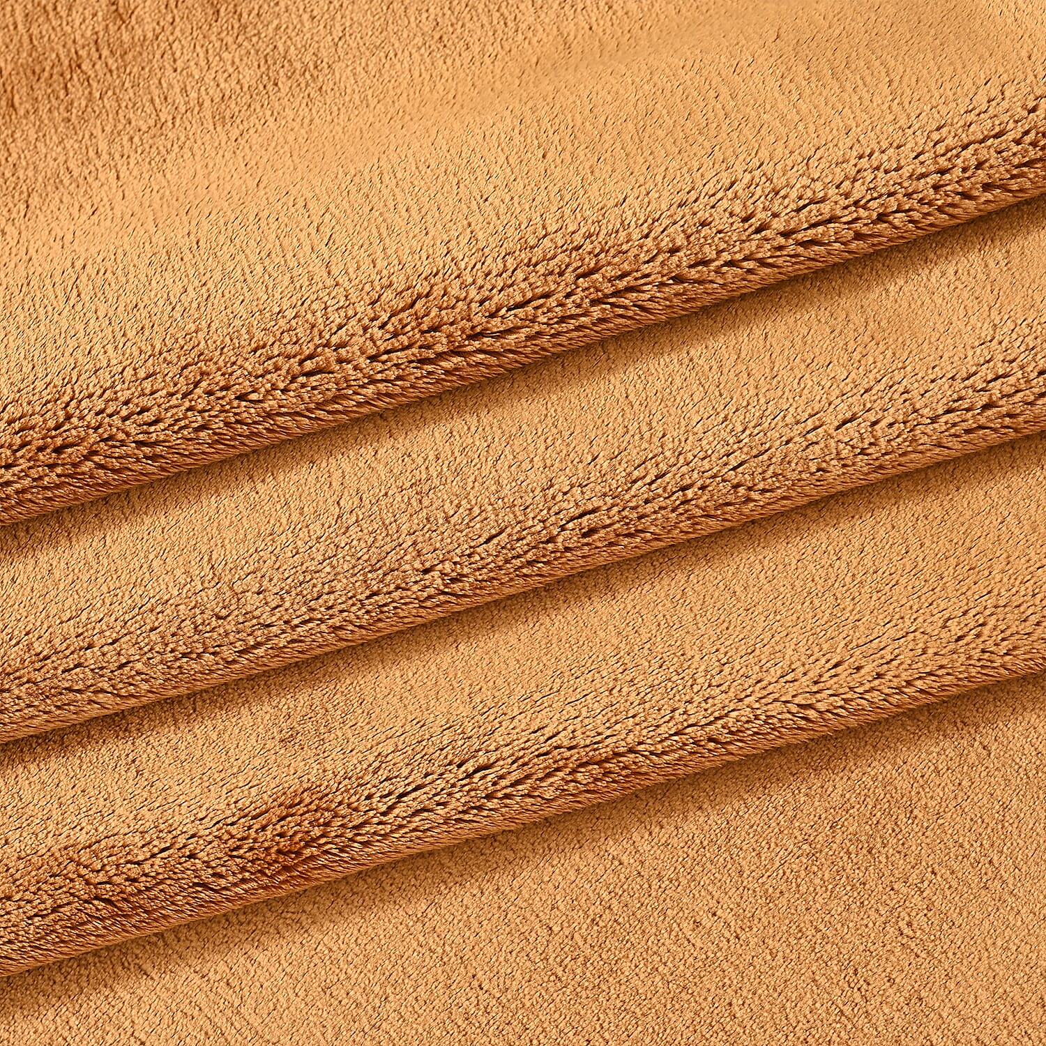 THE EPITOME OF LUXURY - Super Luxurious 550 GSM Fluffy and Cozy Large Blanket (200 x 150 cm) - Amber