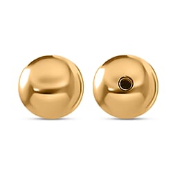 Sterling Silver Ball in Yellow Gold Plating