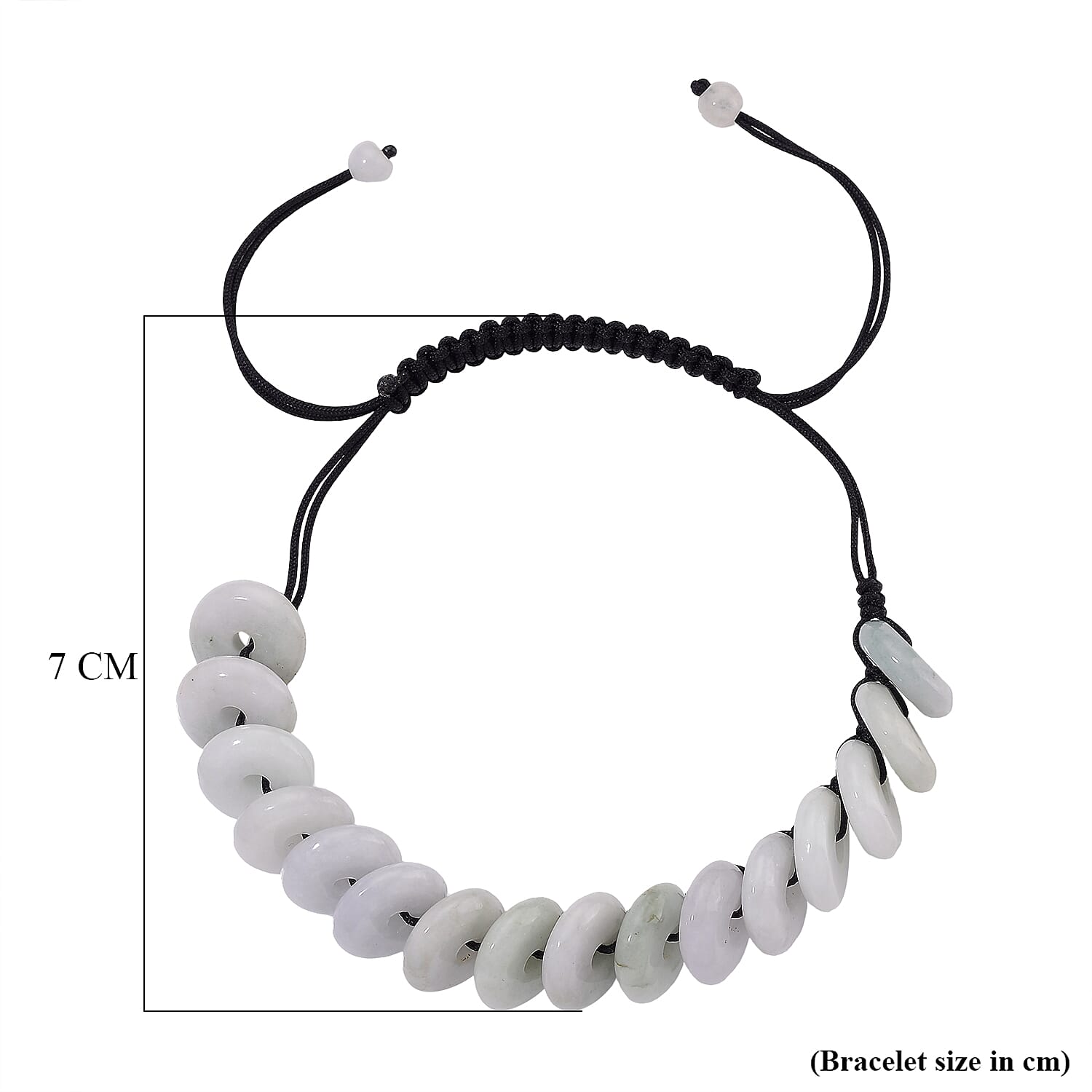 Super Rare - Natural Type A Jadeite Jade Circular Cord Bracelet (6.5 to 9.5) Super Rare - Natural Type A Jadeite Jade Circular Cord Bracelet (6.5 to 9.5)