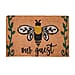 Welcome Print Coir Door Mat (Size 40x60 cm) - Pink & Multi