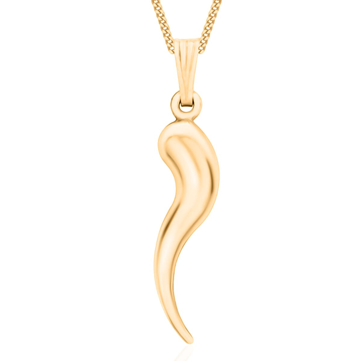 Hatton Garden Closeout Deal - 9K Yellow Gold Chilli Pendant