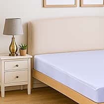 Homesmart Anti-Bacterial Waterproof Mattress Protector (180x30 cm) - White