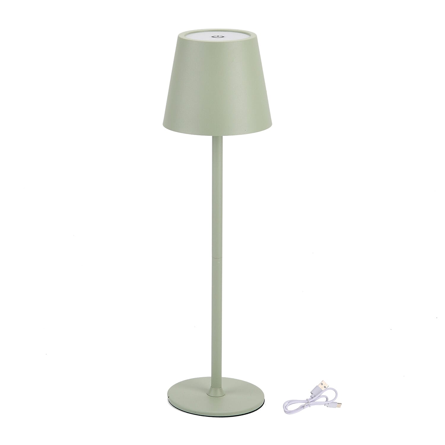MEGA DEAL - LIVMORE Rechargable Table Lamp With Warm, Natural & Cool Lights (1200mAh Battery) - Green