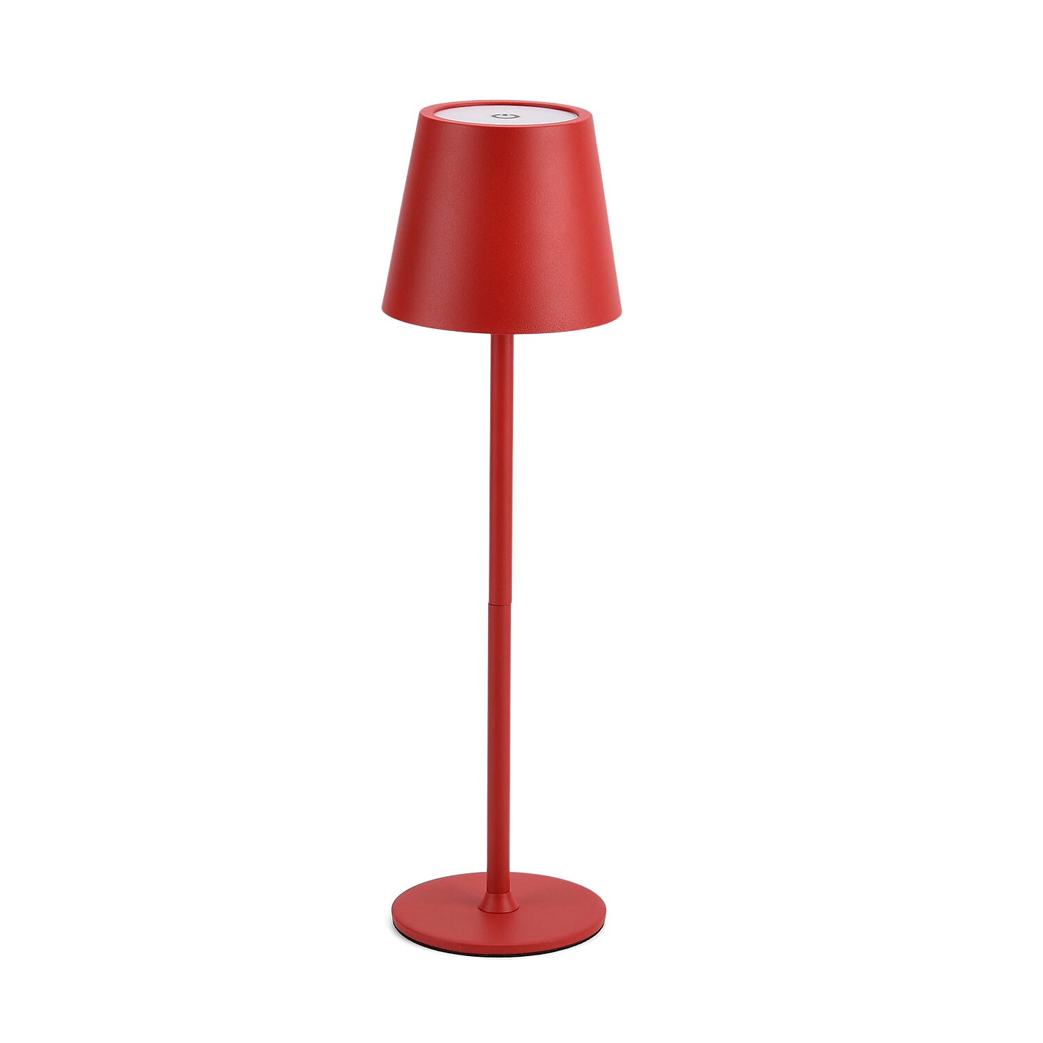 BLACK FRIDAY MEGA DEAL - LIVMORE Rechargable Table Lamp With Warm, Natural & Cool Lights (1200mAh Battery) - Red