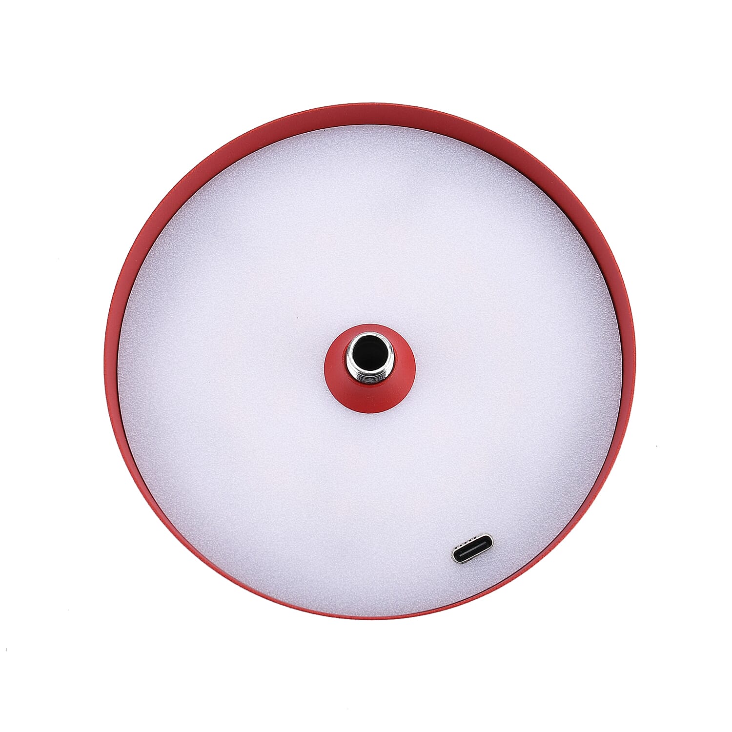 BLACK FRIDAY MEGA DEAL - LIVMORE Rechargable Table Lamp With Warm, Natural & Cool Lights (1200mAh Battery) - Red