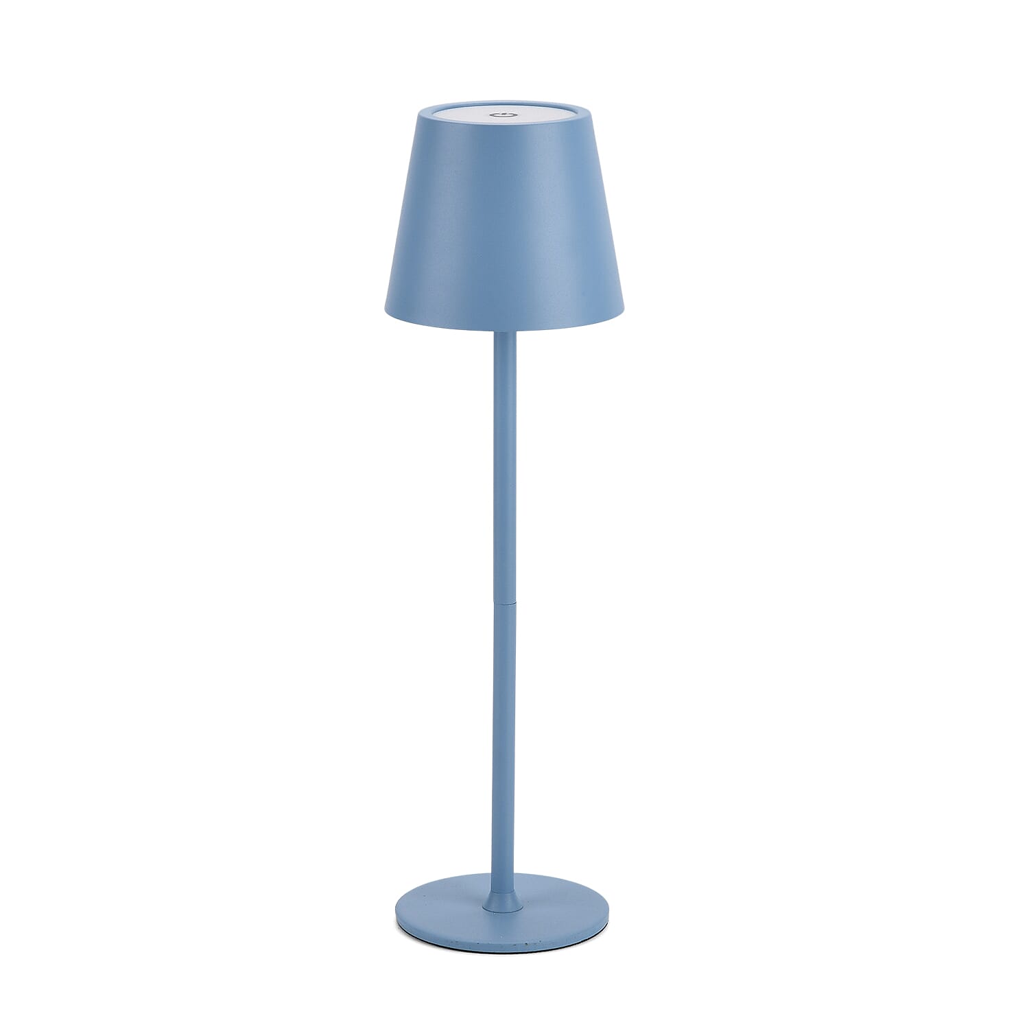 MEGA DEAL - LIVMORE Rechargable Table Lamp With Warm, Natural & Cool Lights (1200mAh Battery) - Blue