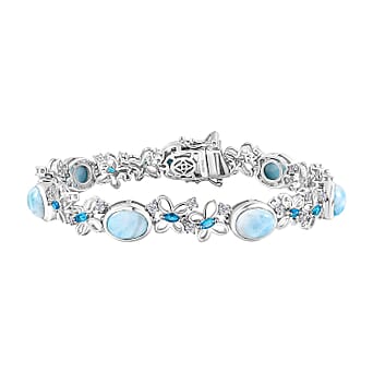 https://tjcuk.sirv.com/Products/81/9/8195357/D-joy-Larimar-White-Zircon-Neon-Apatite-Cluster-Bracelet-Size-7-in-Rho_8195357.jpg?w=342&h=342
