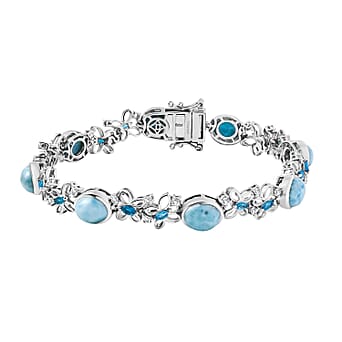 https://tjcuk.sirv.com/Products/81/9/8195366/D-joy-Larimar-White-Zircon-Neon-Apatite-Cluster-Bracelet-Size-8-in-Rho_8195366.jpg?w=342&h=342