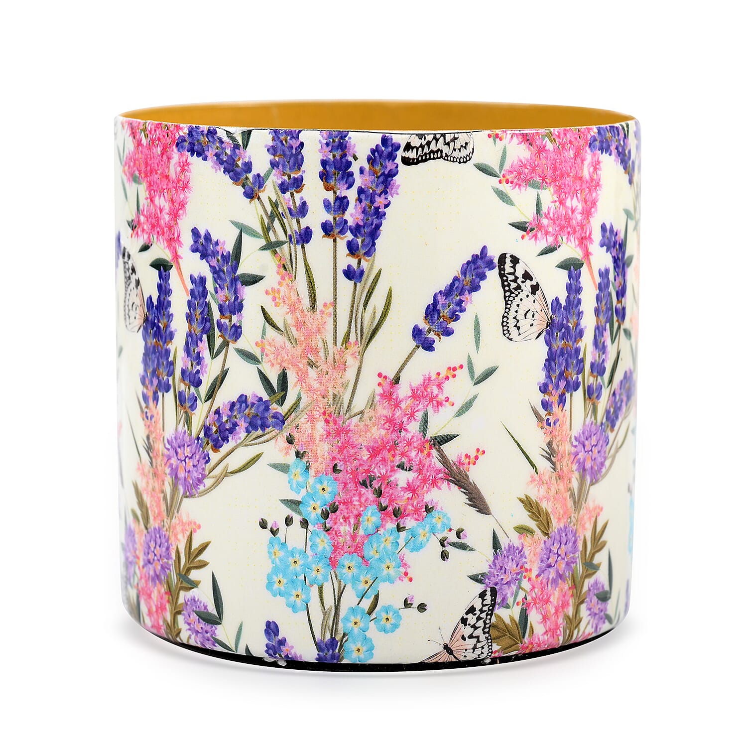 Scented Wax Candle in Eagle Printed Metal Jar (250 ml)