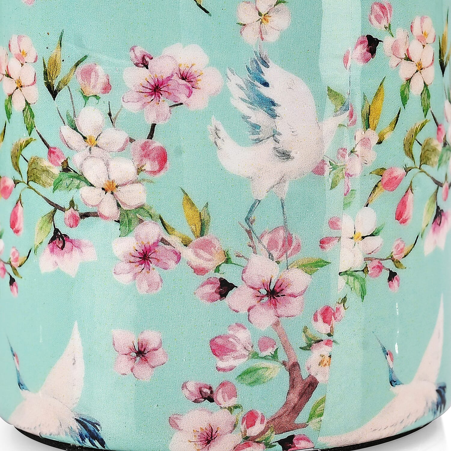 Scented Wax Candle in Floral Printed Metal Jar (250 ml)