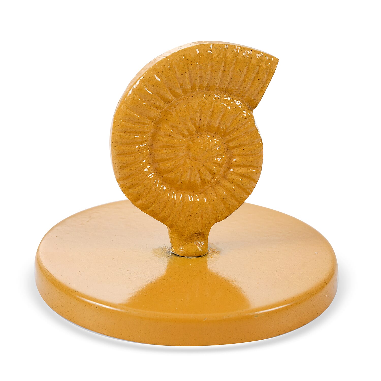 Scented Paraffin Wax Candle in Spiral Shell Printed Metal Jar (250 ml)