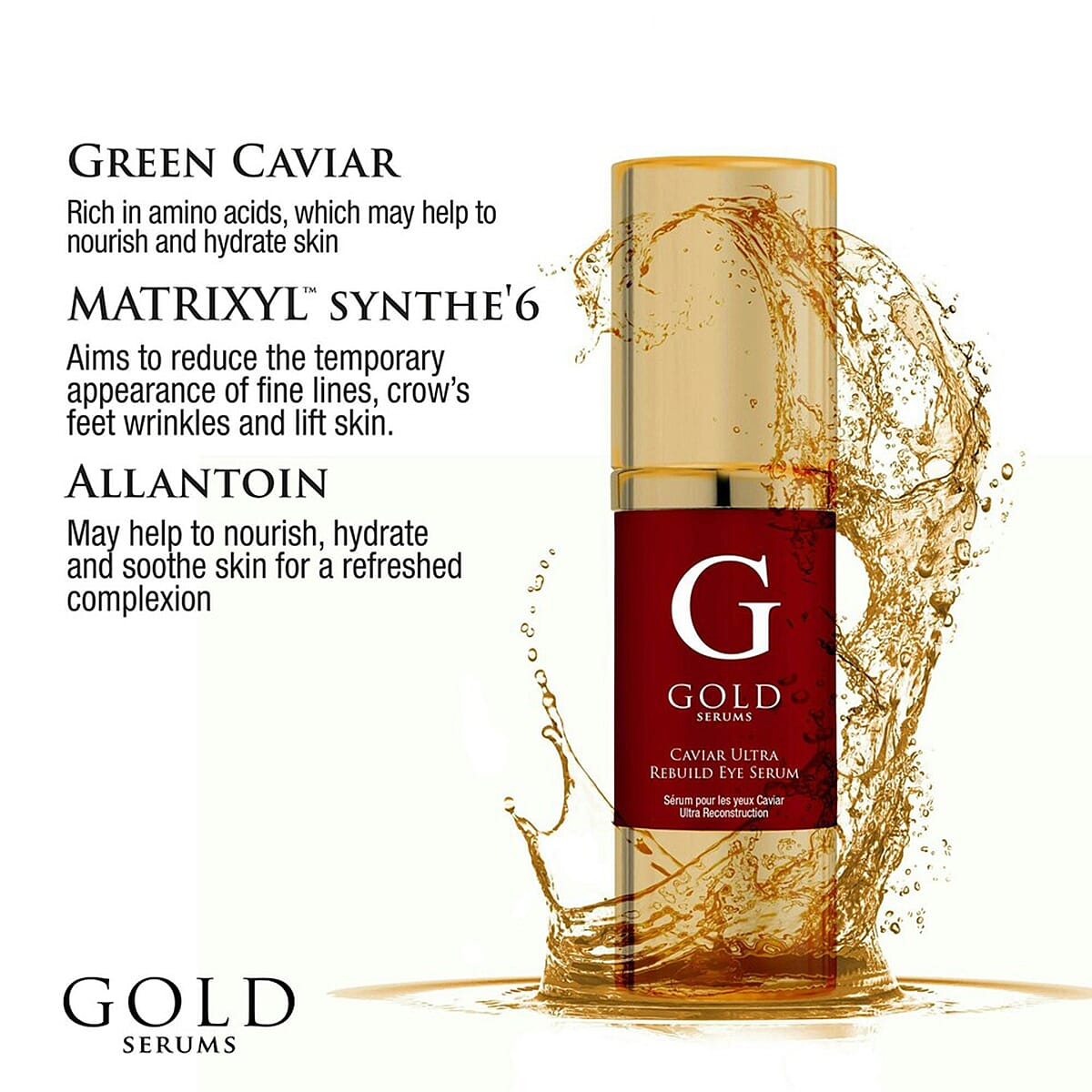 Gold Serums Caviar Ultra Rebuild Eye Serum - 15ml