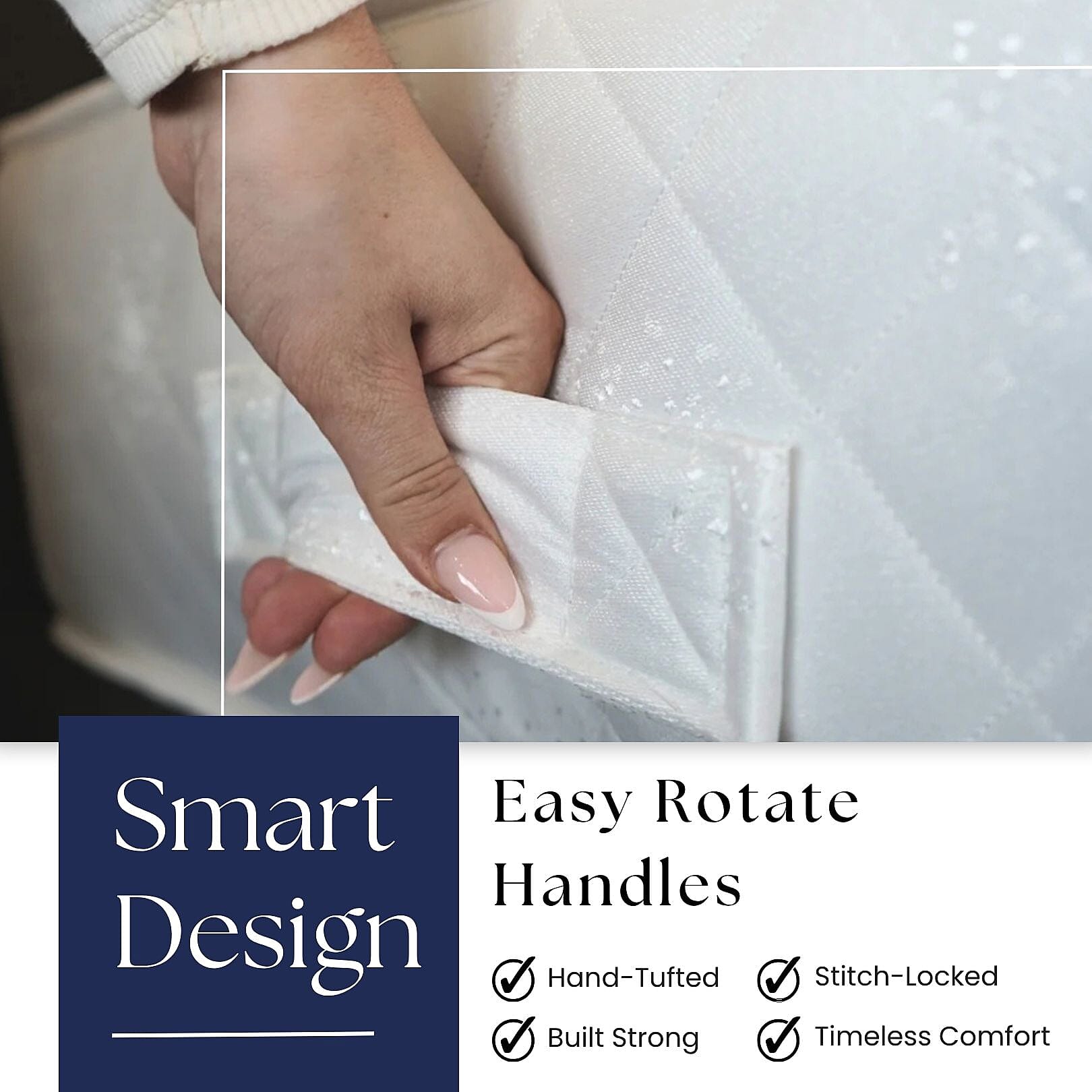 Starry Night Cezanne Ortho Mattress - Double 135 x 190 cm