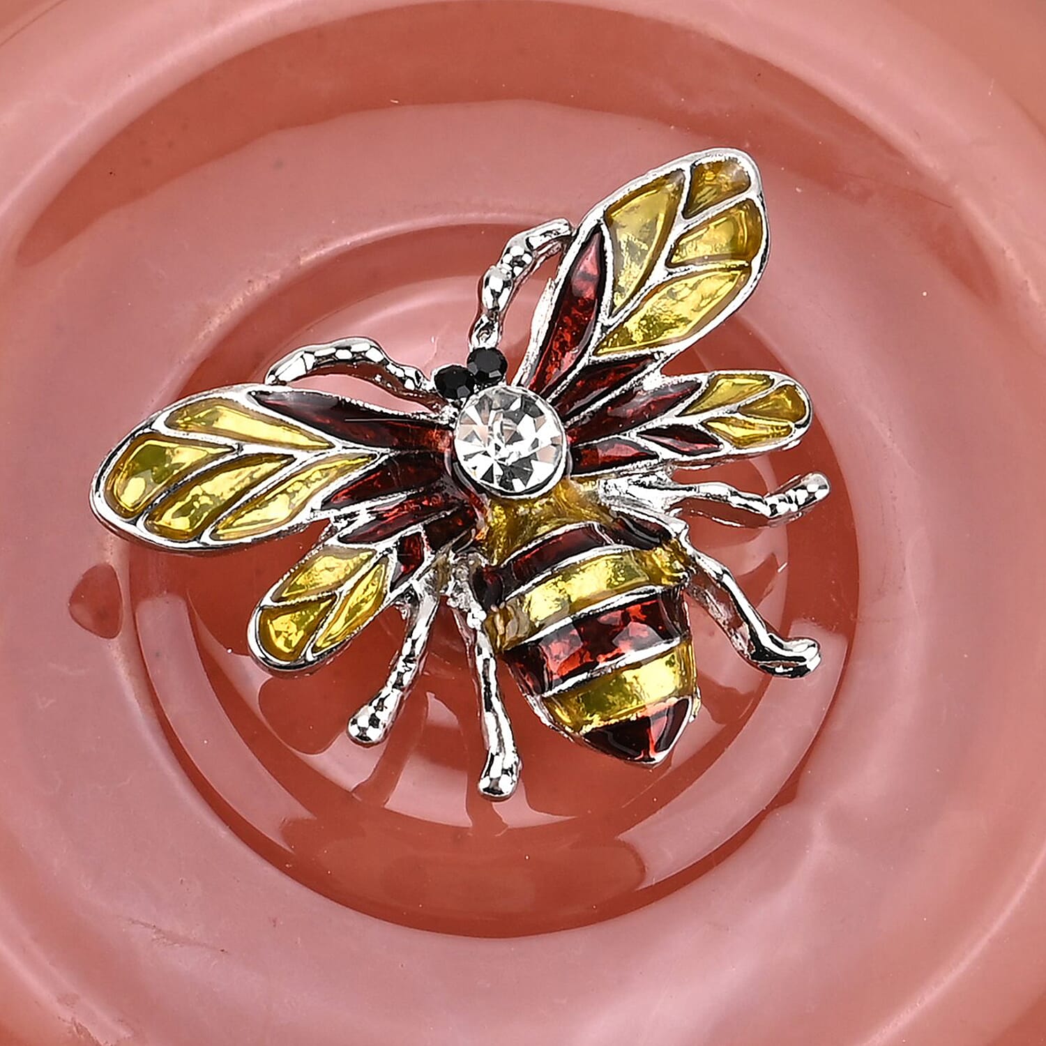 Glass Jar Candle with Bee 120g and 24hr Burn Time (Oud Wood) - Caramel