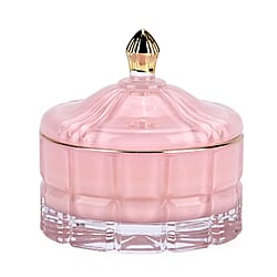 Aroma Glow Glass Jar Candles Oud Wood Scent (150g) (28hr Burn Time) - Green