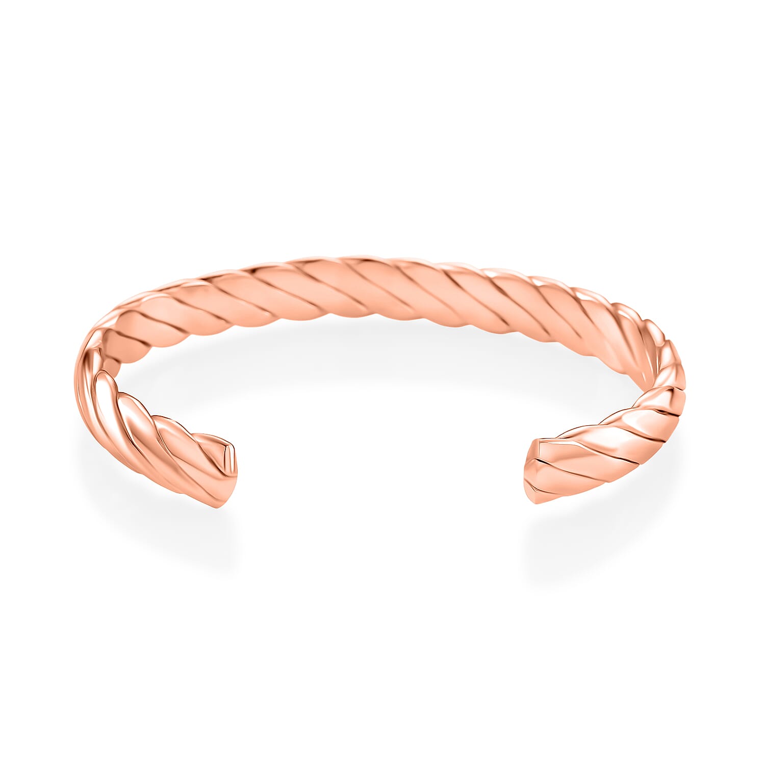 Magnetic Rose Gold Cuff Bangle (Size 7.5)
