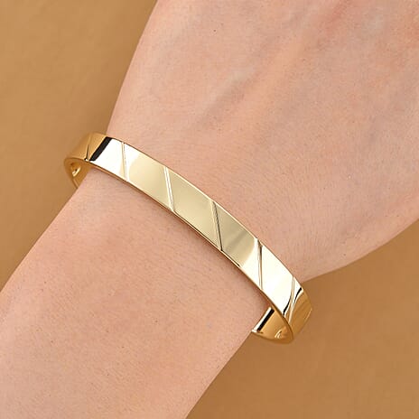 Magnetic Therapy Collection - Adjustable Magnetic Bangle in Gold Plated