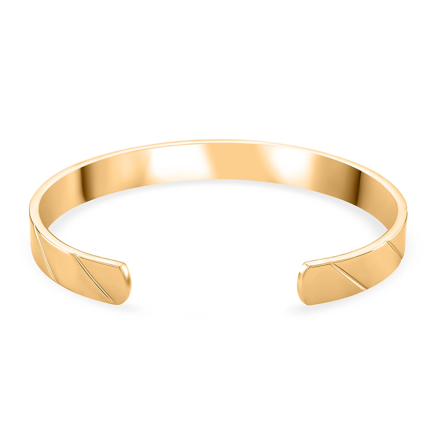 Magnetic Therapy Collection - Adjustable Magnetic Bangle in Gold Plated