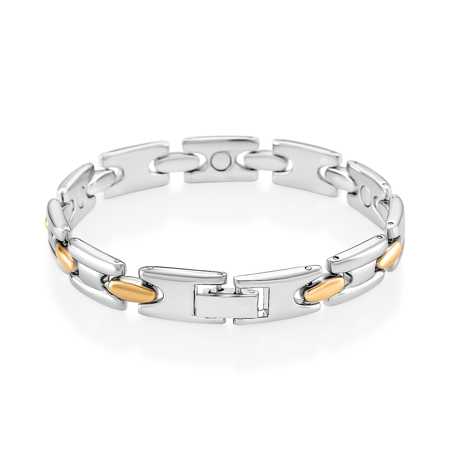 Two Tone Magnetic Bracelet (Size - 7.5)