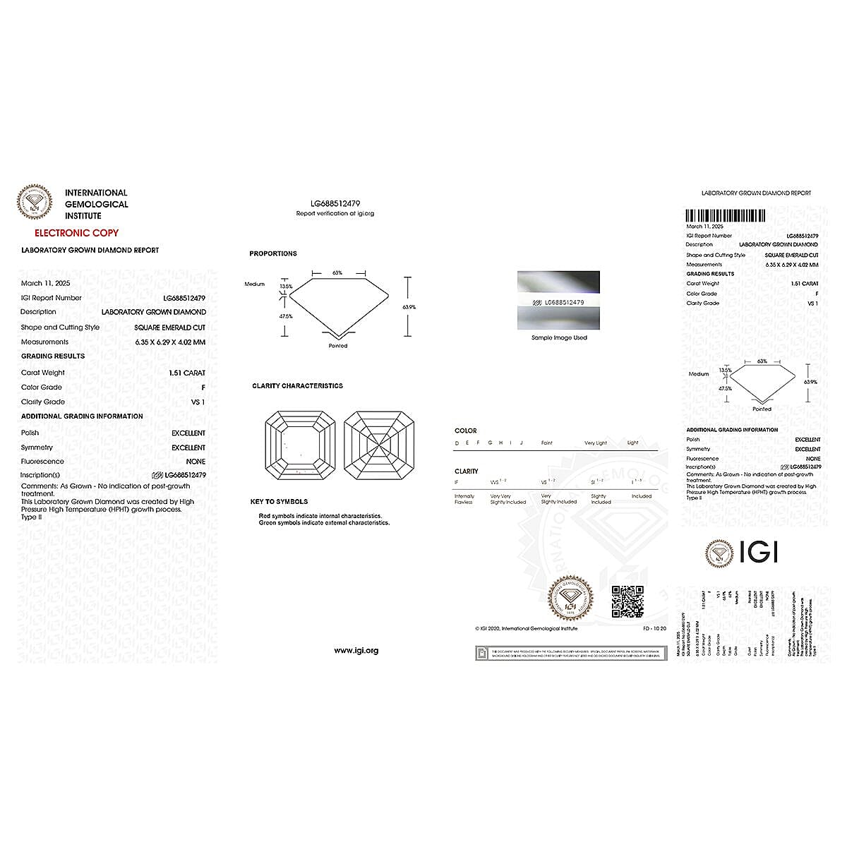 Luxuriant 950 Platinum IGI Certified Lab Grown Diamond (VS-EF) Ring 2.00 Ct, Platinum Wt. 4.21 Gms. Luxuriant 950 Platinum IGI Certified Lab Grown Diamond (VS-EF) Ring 2.00 Ct, Platinum Wt. 4.21 Gms.