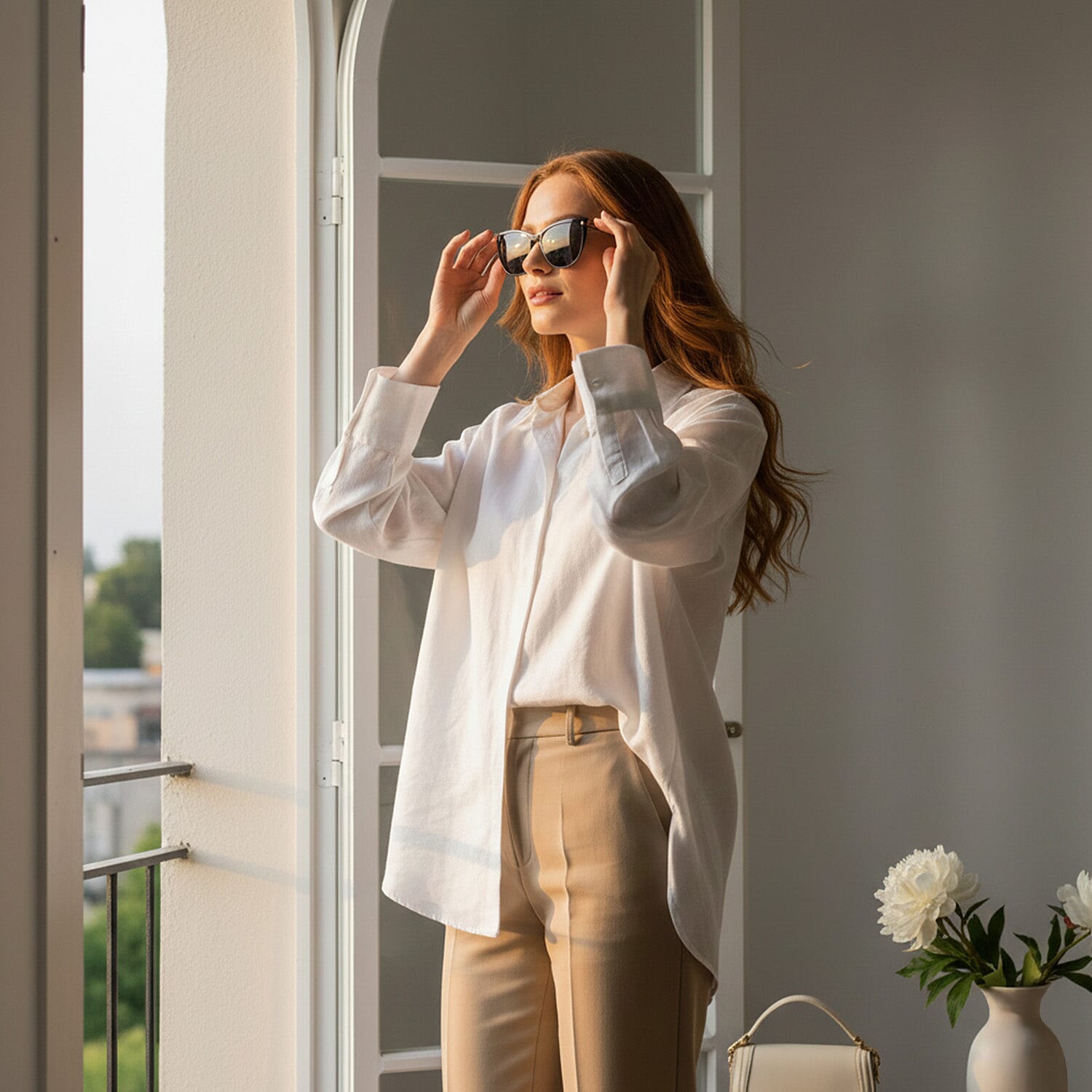 Gucci Cat Eye Sunglasses with Dark Grey Lenses - Gold & Silver