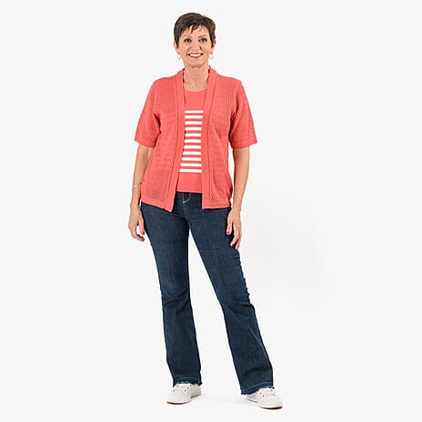 Sugar Crisp Acrylic Top (Size - Small) - Coral