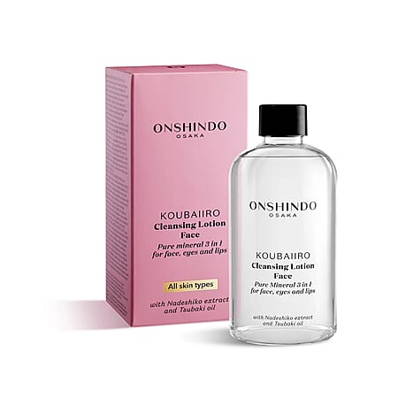Onshindo Osaka Pure Mineral 3-in-1 Cleansing Lotion for Face, Eyes and Lips – 250ml