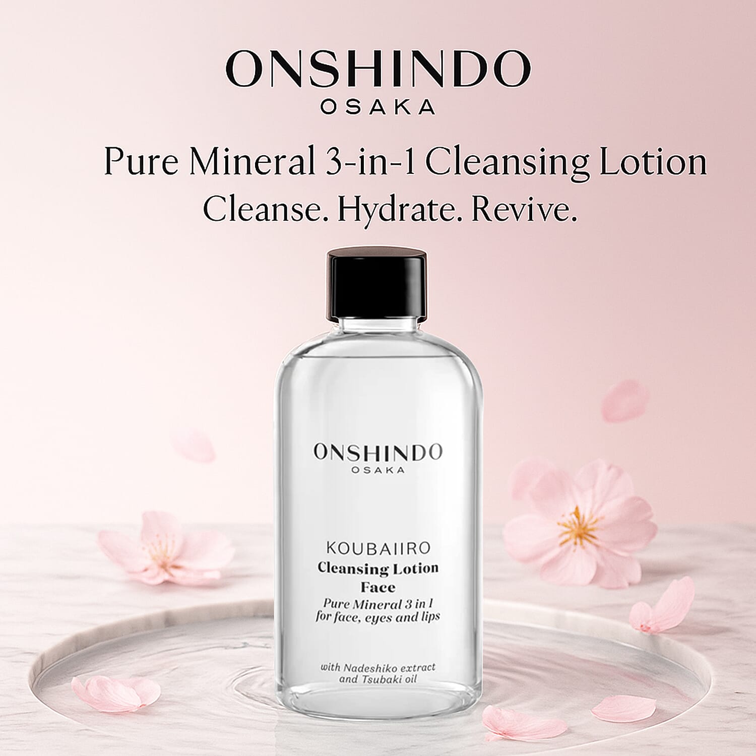 New Launch - Onshindo Osaka Pure Mineral 3 in1 Cleansing Lotion - 250ml