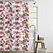 Country Club Retro Monochrome Honeycomb Design Shower Curtain with Hooks (180x180cm) - Black & White