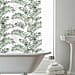 Country Club Retro Monochrome Honeycomb Design Shower Curtain with Hooks (180x180cm) - Black & White