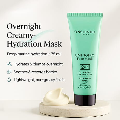 Onshindo Osaka Overnight Creamy-Hydration Mask for All Skin Types - 75ml