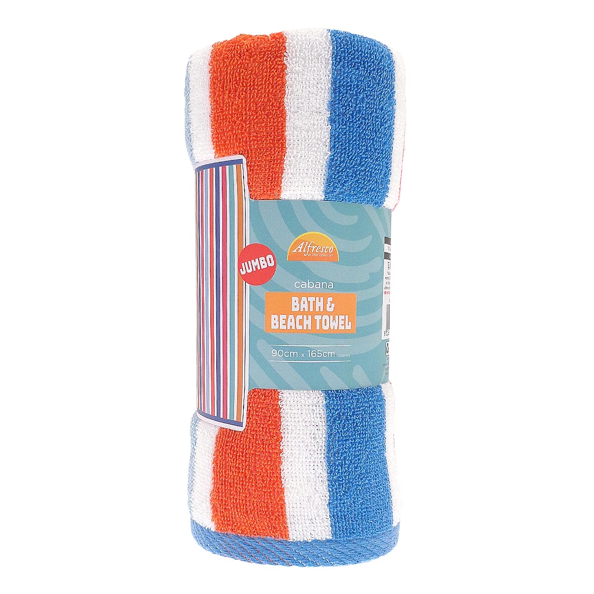 Country Club Jacquard Design Jumbo Bath and Beach Towel (Size 165x90cm) - Orange