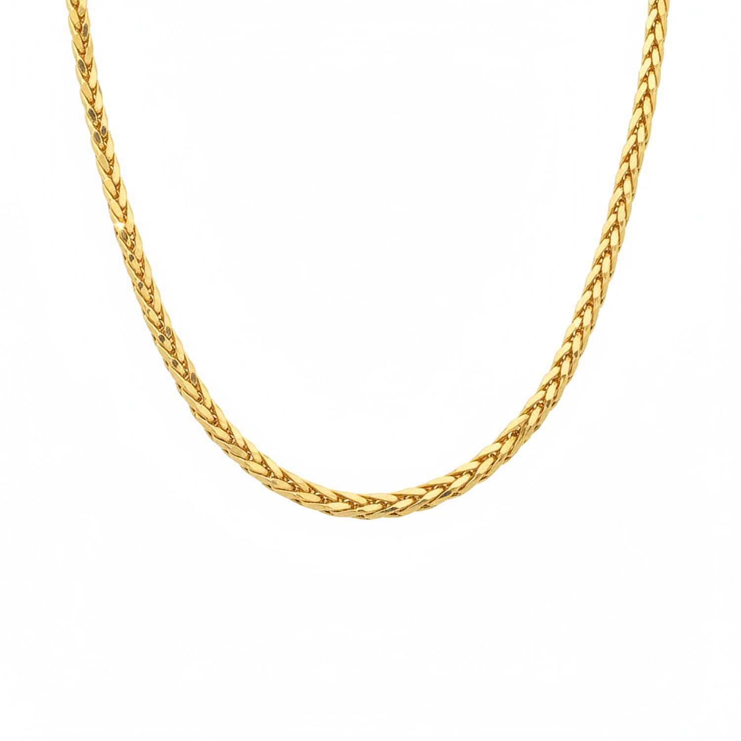 Maestro Collection - Italian Made 9K Yellow Gold Graduated Necklace (Size - 20), Gold Wt. 16.20 Gms.