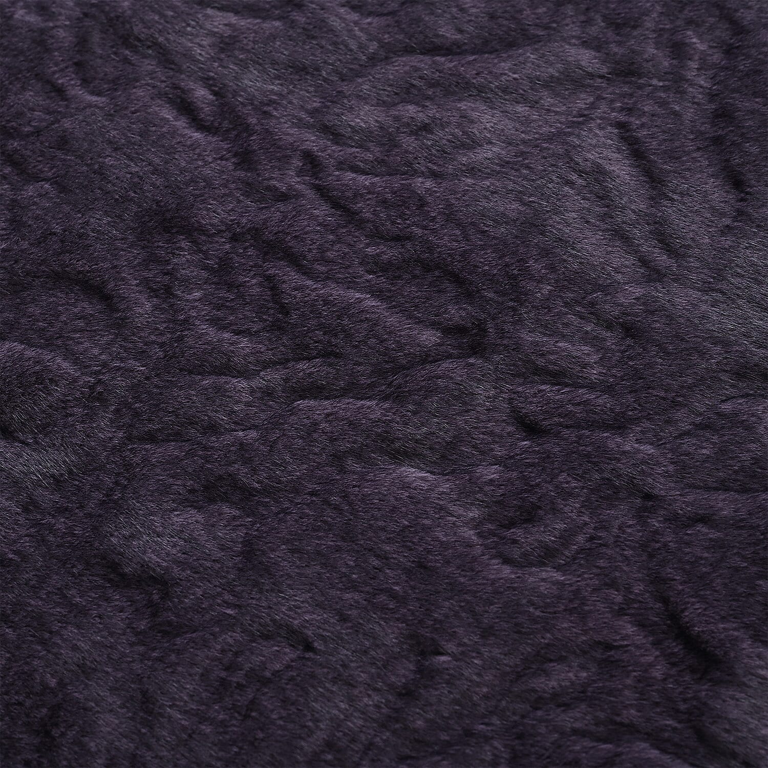 THE OPULENT LUXURY - HUSH HAVEN Ultra Soft - Warm Sumptuous Double Layer Sherpa Faux Fur Blanket 680 GSM (180 x 150 cm) - Amethyst