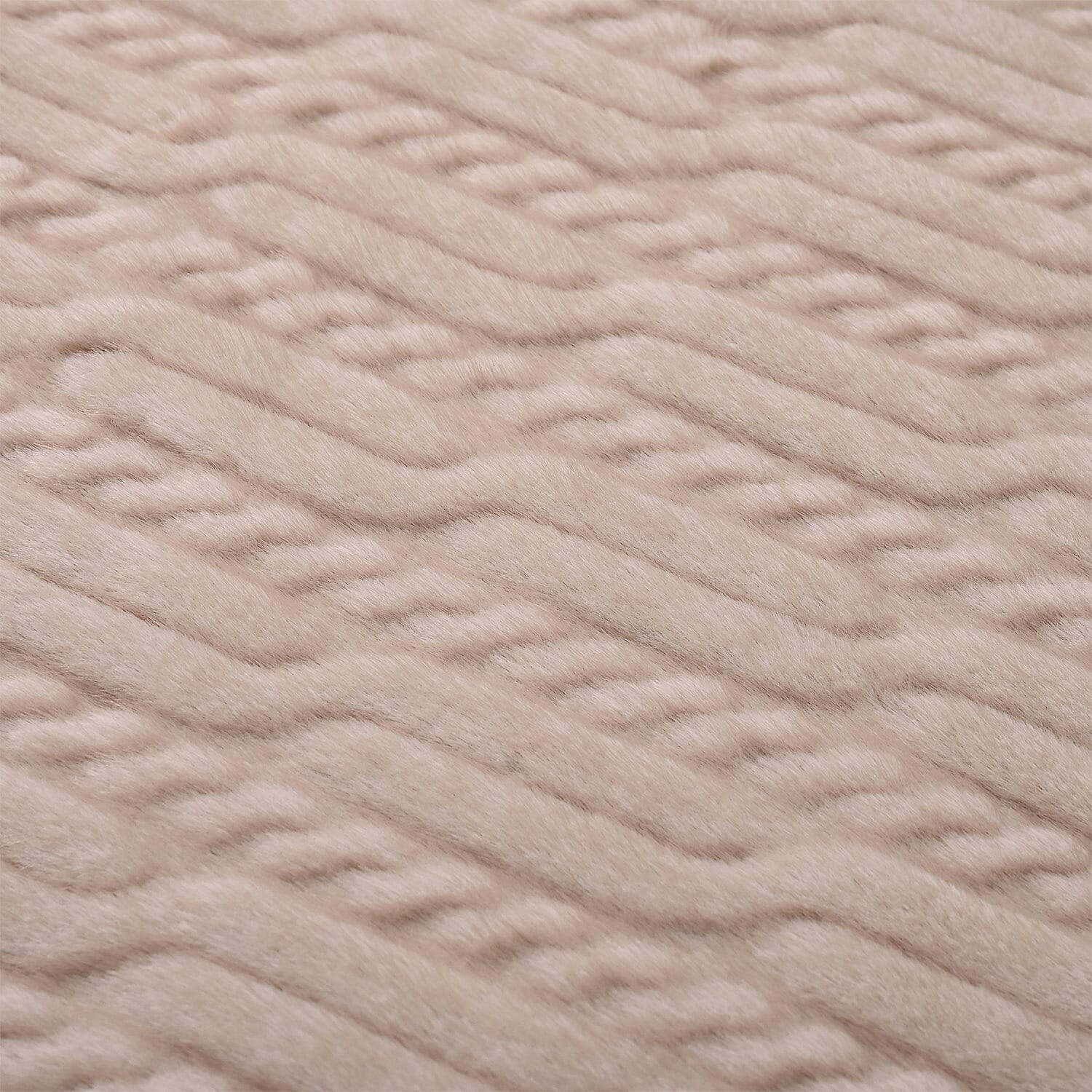 THE OPULENT LUXURY - HUSH HAVEN Ultra Soft - Warm Sumptuous Double Layer Sherpa Faux Fur Blanket 680 GSM (180 x 150 cm) (180 x 150 cm) - Cream