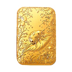 24K Yellow Gold Dolphin Foil