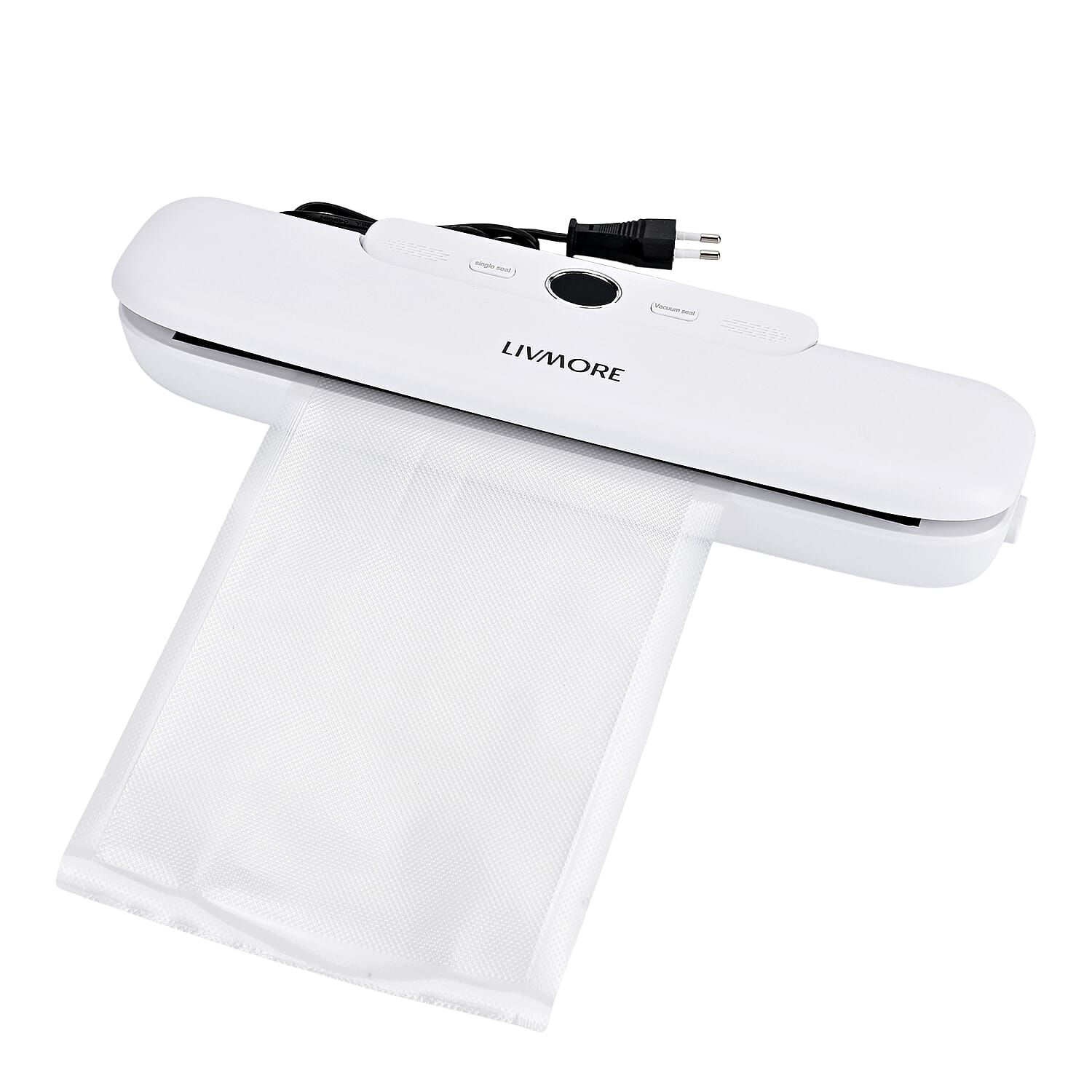 MONEY SAVER - Vacuum Sealer - Vacuum Bags - Keep Food Fresh for Longer 28cm Seal - White & White