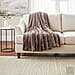 Hush Haven Luxury Double Layer Faux Fur Reversible Blanket  - Light Coffee