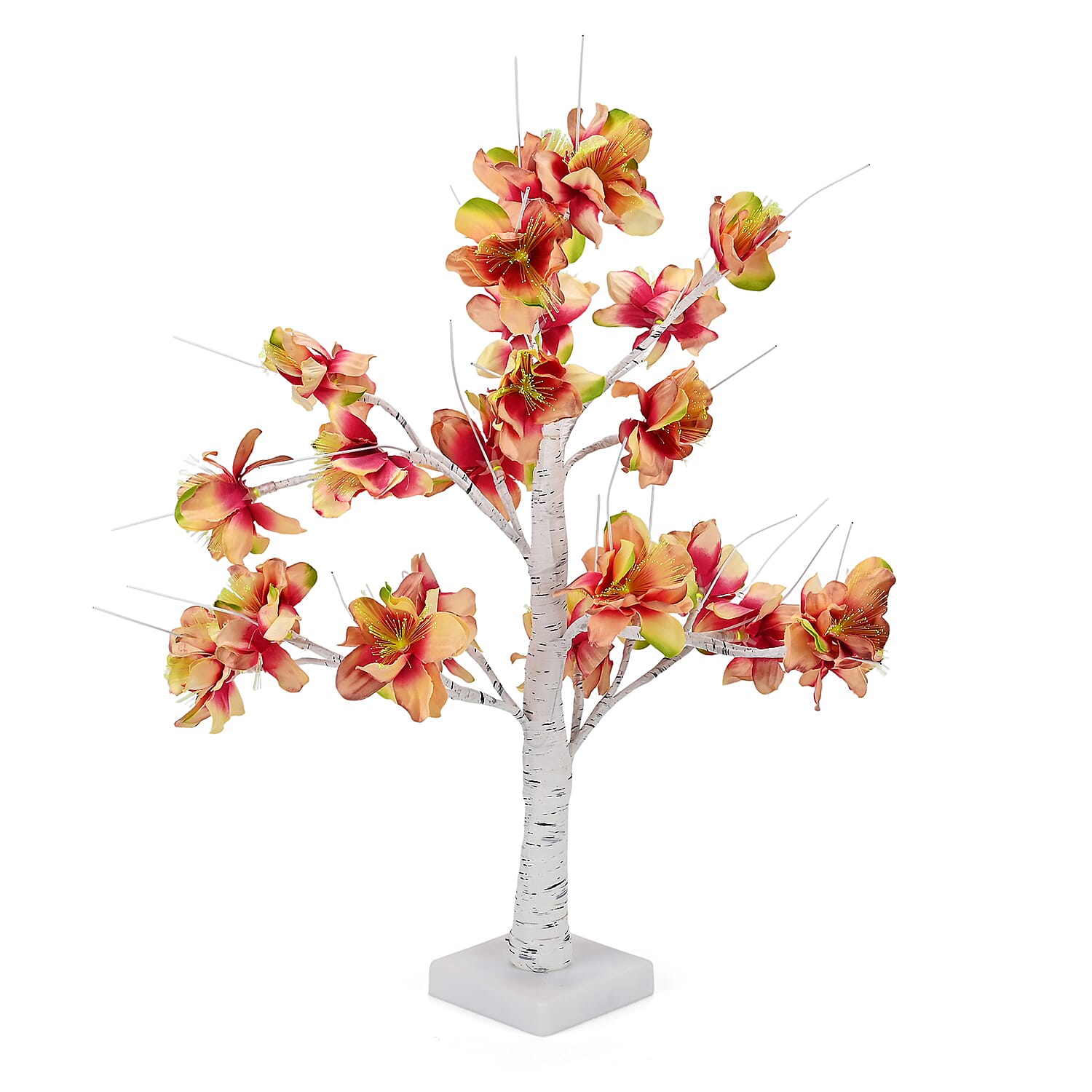Warm Light Brown Maple Tree with Orange Leafs (60cm) - USB Powered