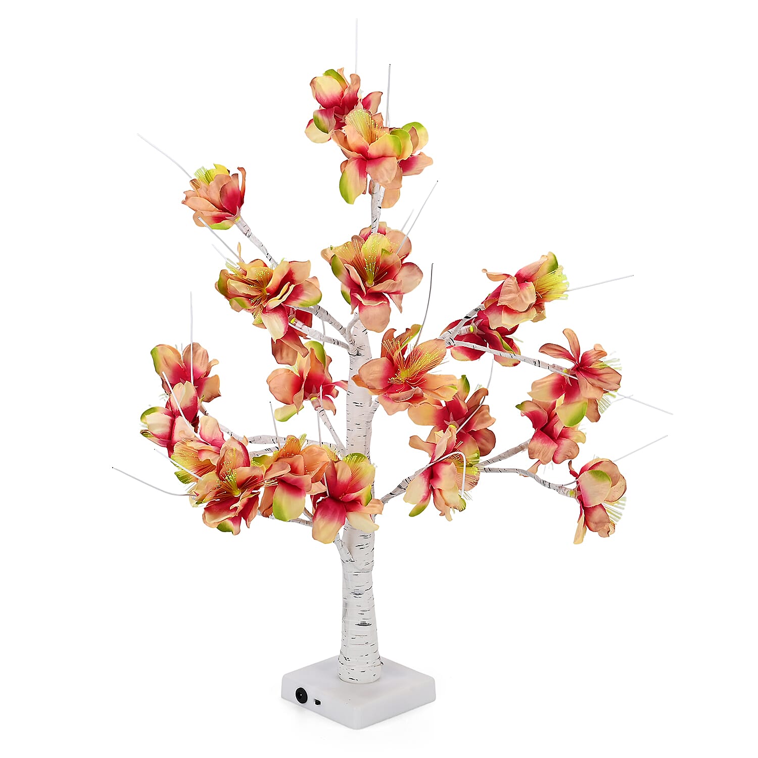 Warm Light Brown Maple Tree with Orange Leafs (60cm) - USB Powered