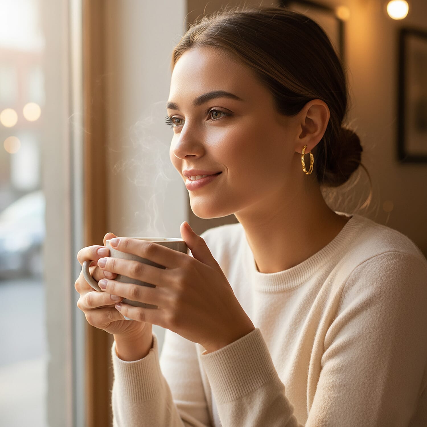 Designer Inspired Hoop earring