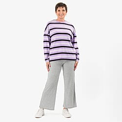 & Maisi Cashmere-Feel Stripe Top